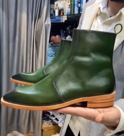 Uniquely designed shaped boots