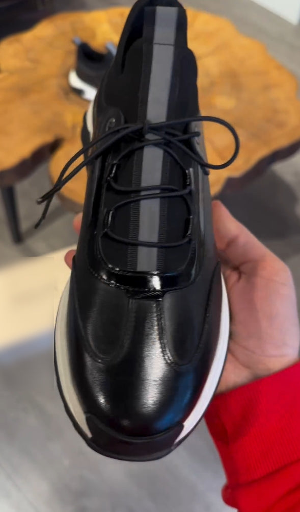 Imported high-grade leather leisure shoes