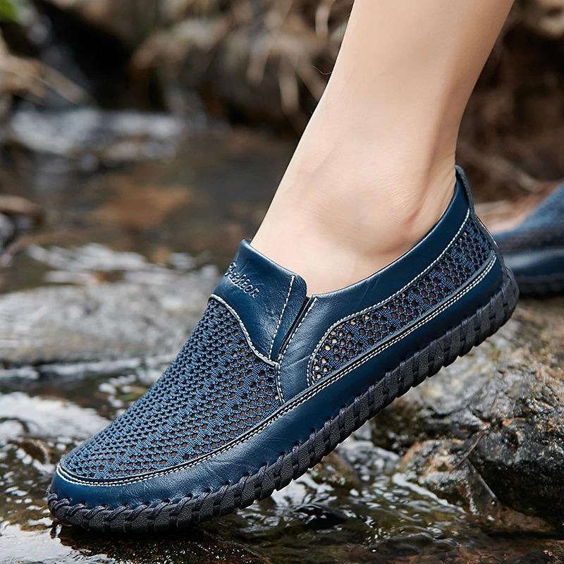 Men's Sandals Loafers & Slip-Ons Leather Sandals Handmade Shoes Water Shoes