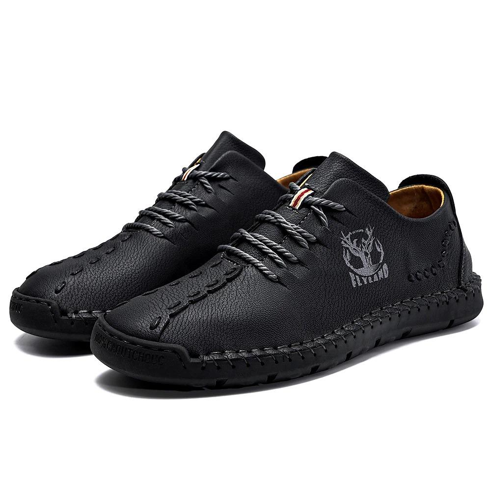 Men's Oxford Handmade Shoes Comfortable Shoes Large Size Casual Outdoor Daily PU Breathable