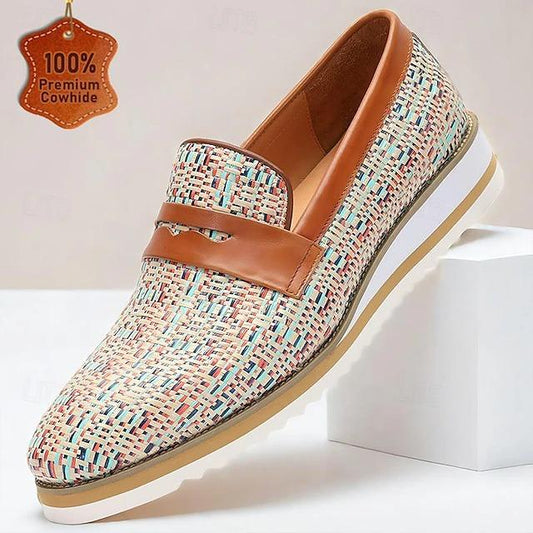 Men's Loafers & Slip-Ons Crochet Penny Loafers