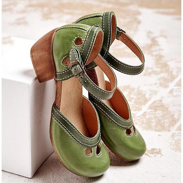 New Princess Candy-colored high-heeled sandals with thick heels