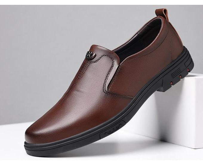 New extra-large business casual leather shoes