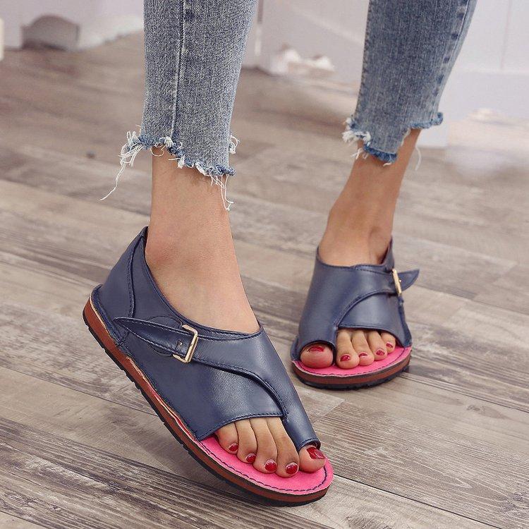 Women's Sandals Flat Sandals Orthopedic Sandals Bunion Sandals Plus Size Outdoor Daily Beach Summer Flat Open Toe