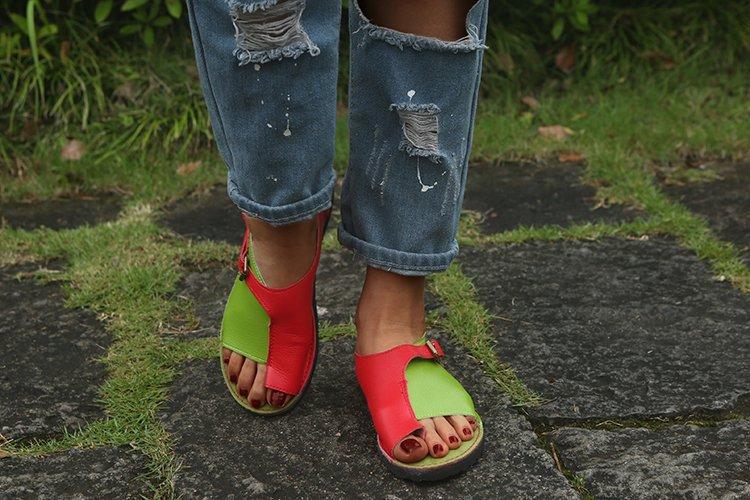 Women's Sandals Flat Sandals Orthopedic Sandals Bunion Sandals Plus Size Outdoor Daily Beach Summer Flat Open Toe