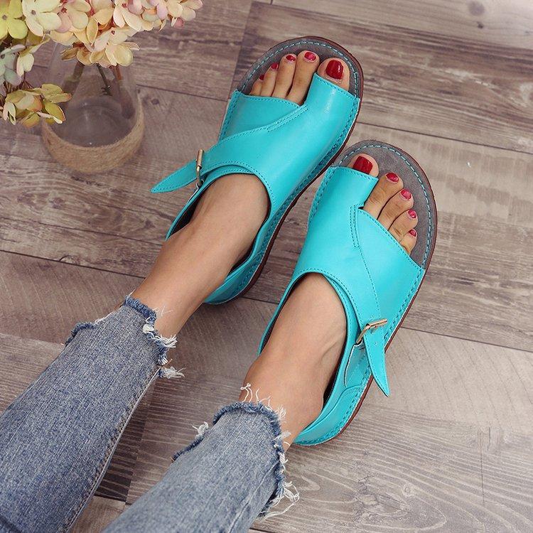 Women's Sandals Flat Sandals Orthopedic Sandals Bunion Sandals Plus Size Outdoor Daily Beach Summer Flat Open Toe