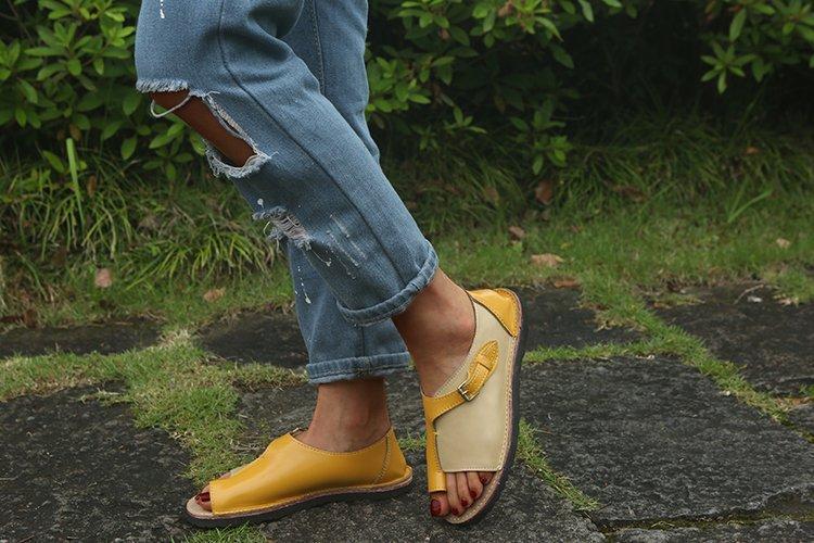 Women's Sandals Flat Sandals Orthopedic Sandals Bunion Sandals Plus Size Outdoor Daily Beach Summer Flat Open Toe