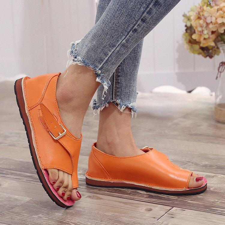 Women's Sandals Flat Sandals Orthopedic Sandals Bunion Sandals Plus Size Outdoor Daily Beach Summer Flat Open Toe