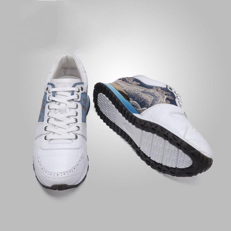 Landscape embroidery casual shoes