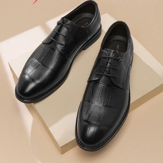 Business formal leather shoes