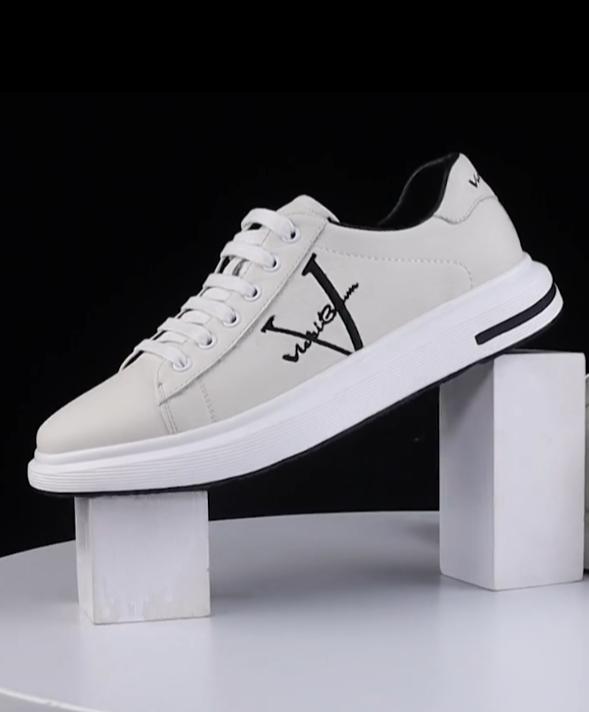 Letter white sneakers