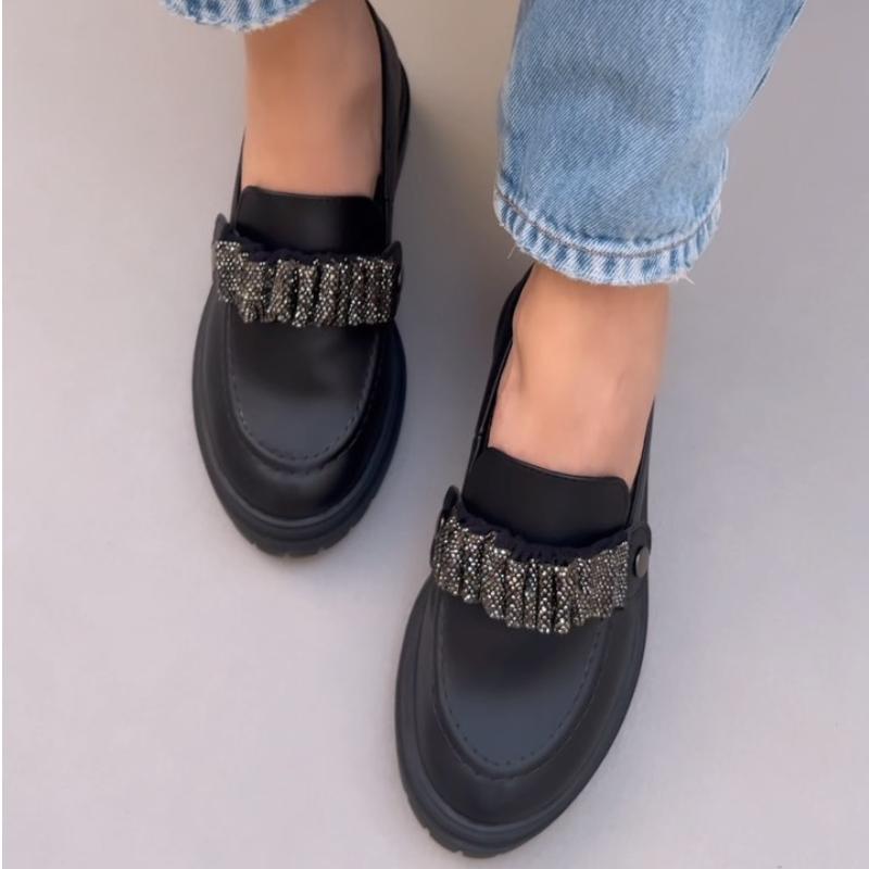 Rhinestone Loafers