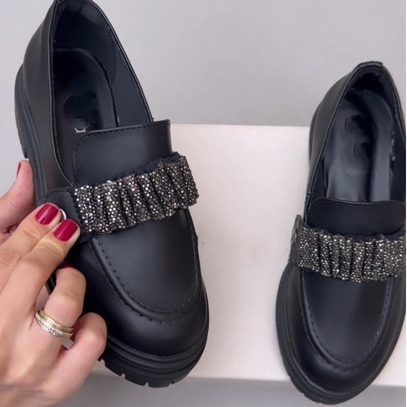 Rhinestone Loafers